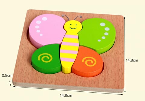 Montessori First Puzzle - Primo Puzzle con Animali in Legno (2-4 anni) –  cgEdù - Centro Gioco Educativo